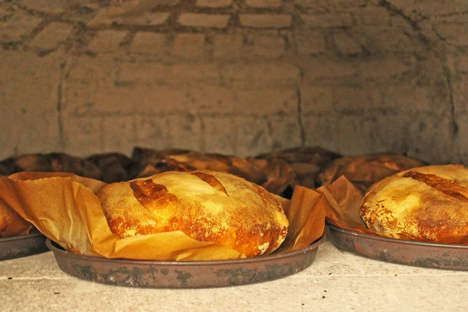 Pane cotto nel forno a legna de La Rocchetta